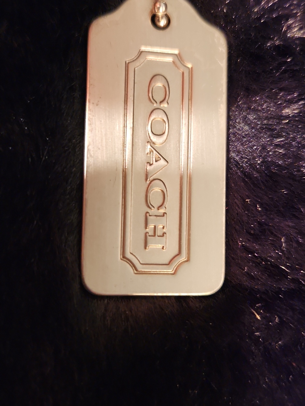 Coach RARE Metal And Smokey Lucite Jewel Hang Tag - Picture 4 of 6